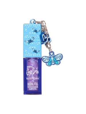 BEAUTY CREATIONS X EL CADAVER DE LA NOVIA  DE TIM BURTON "BRIDAL VEIL" BRILLO LIP OIL VANILLA LAVENDER