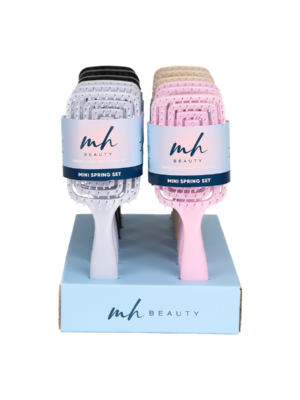 SET DE CEPILLO FLEXIBLE PARA DESENREDAR MINI SPRING SET 12 PCS MH