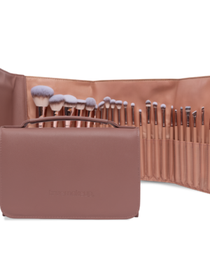 SET DE 24 BROCHAS NUDE CON COSMETIQUERA TM