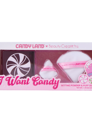SET DE POLVOS SUELTOS + PUFF "I WANT CANDY"