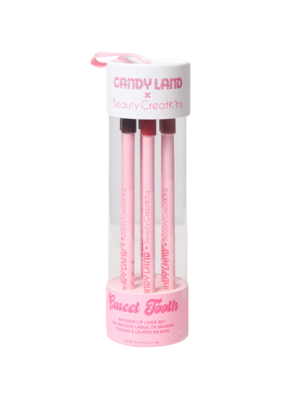 SET DE 6 DELINEADORES DE LABIOS DE MADERA "SWEET TOOTH"
