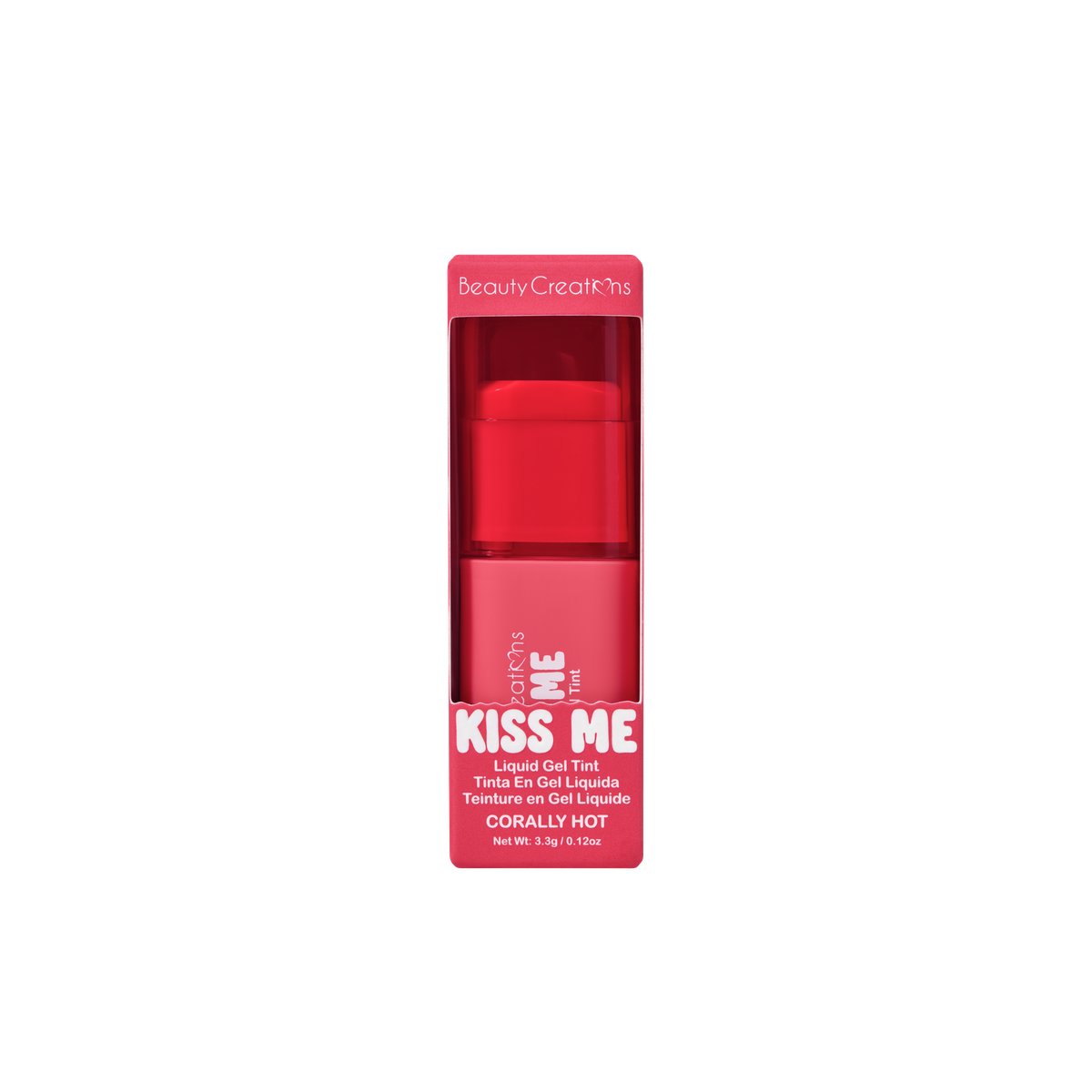 BEAUTY CREATIONS KISS ME TINTA DE GEL
LIQUIDA "CORALLY HOT"