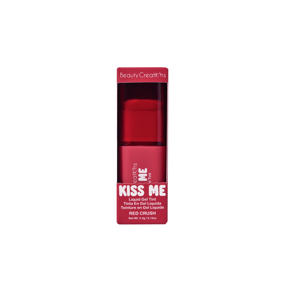 BEAUTY CREATIONS KISS ME TINTA DE GEL
LIQUIDA "RED CRUSH"