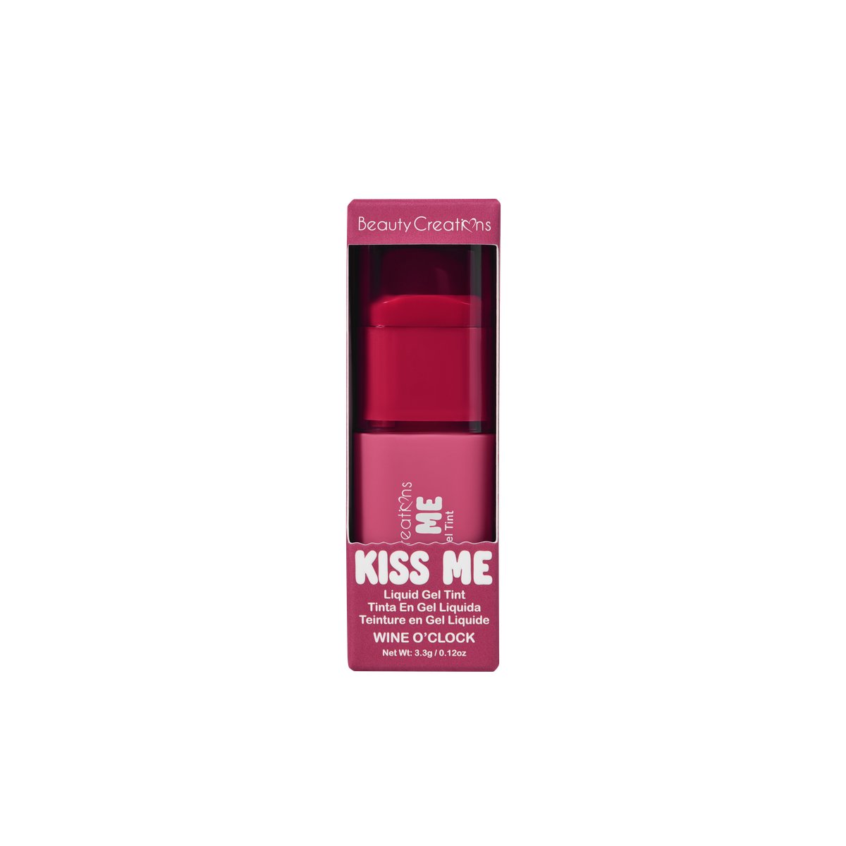 BEAUTY CREATIONS KISS ME TINTA DE GEL
LIQUIDA "WINE O'CLOCK"